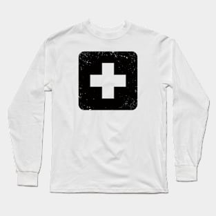 Plus Sign Long Sleeve T-Shirt